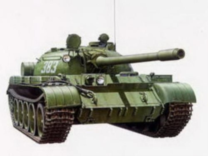 Russ. Tank T-55, 5 versch. Kennungen