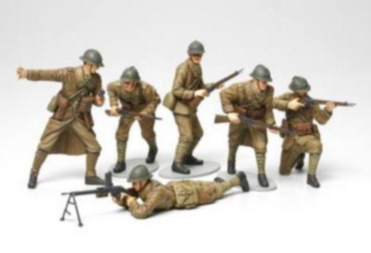 WWII Figuren Set franz. Infanterie