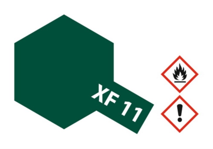 Acryl-Farbe XF11 jap.-navy-grün, matt 23 ml 