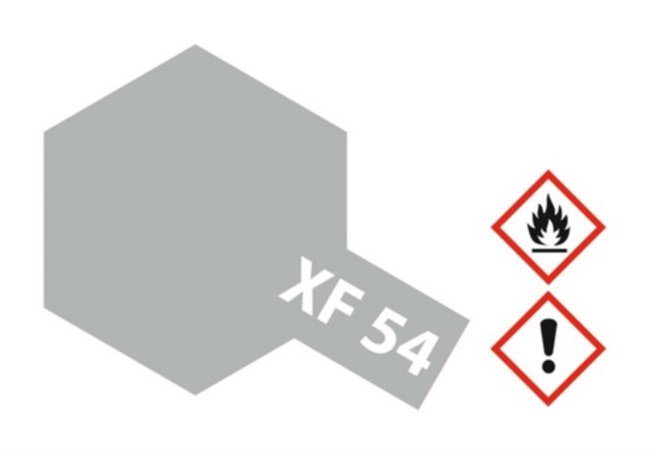 Acryl-Farbe XF54 dunkel-see-grau, matt 23 ml 