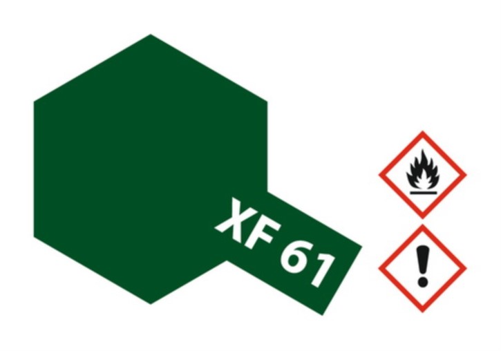 Acryl-Farbe XF61 dunkel-grün, matt 23 ml 