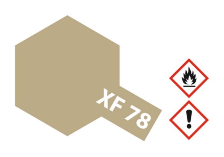 Acryl-Farbe XF78 Holzdeck hellbraun, matt 10 ml 