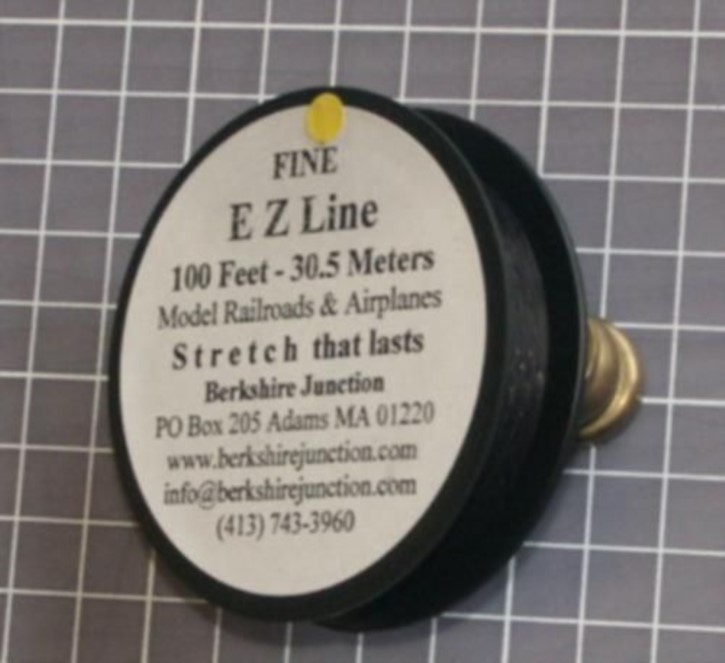 EZ Line Flat Charcoal 0,15mm x 30,5m Verspannung (schwarz)