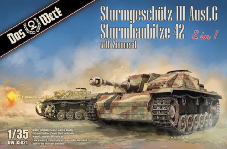 StuG III Ausf.G / StuH 42 2in1 mit Zimmerit