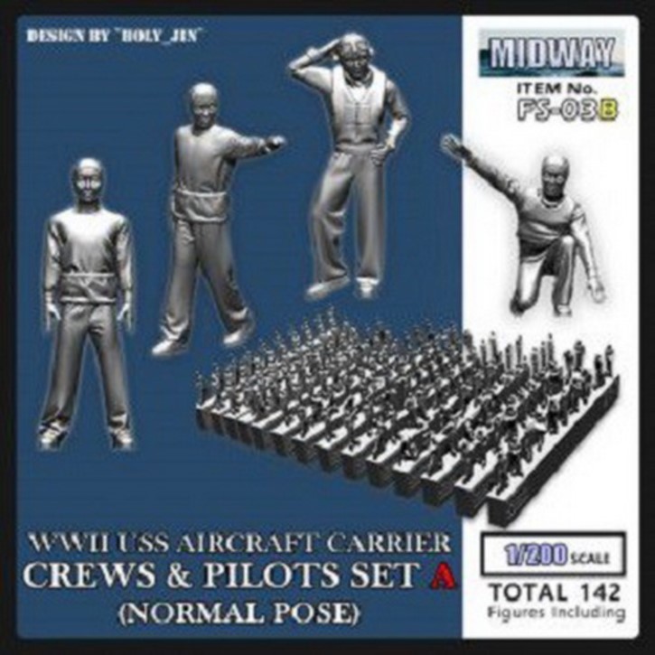 WWII SS Aircraft Carrier Crews & Pilots (normal Position)