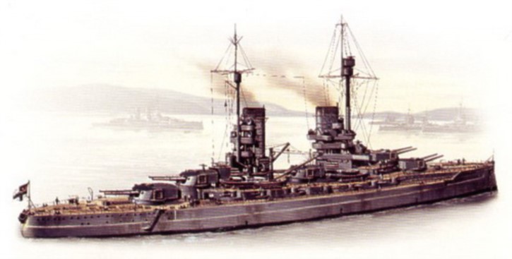 WWI dt. Schlachtschiff Markgraf