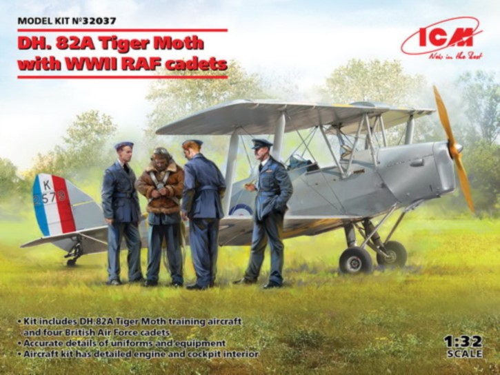 de Havilland DH82A Tiger Moth mit RAF Cadets