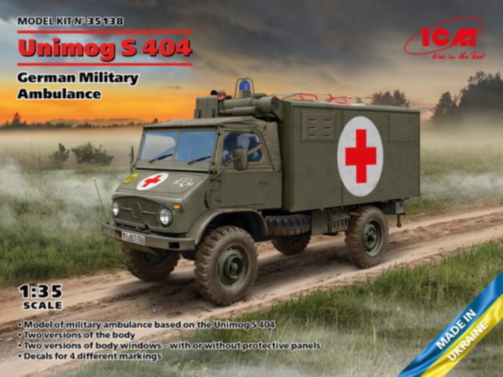 Unimog S 404 germ. militäry Ambulance