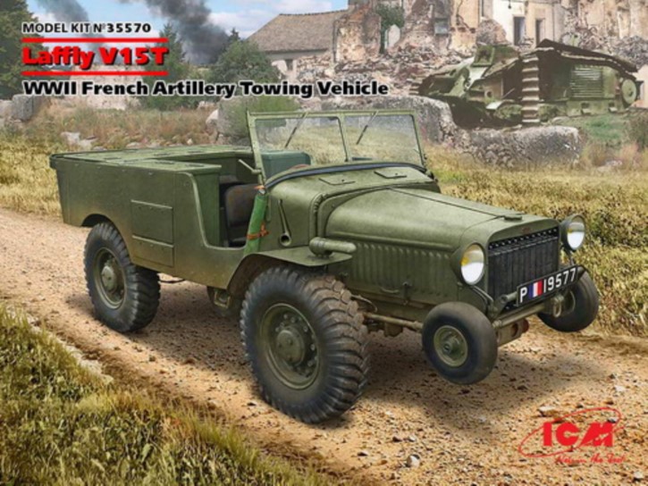Laffy V15T, WWII french Artillery Towling Vehicle