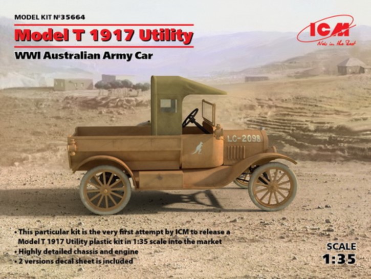 Ford T 1917 Utility Car Australian Army, Neuheit 09/17