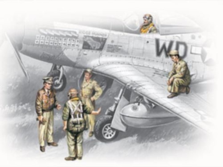 USAAF Piloten und Bodenpersonal 1939/1945