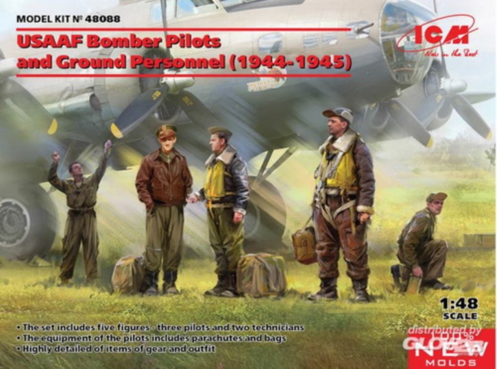 USAAF Bomber Pilots and Ground Personnel 1944-1945
