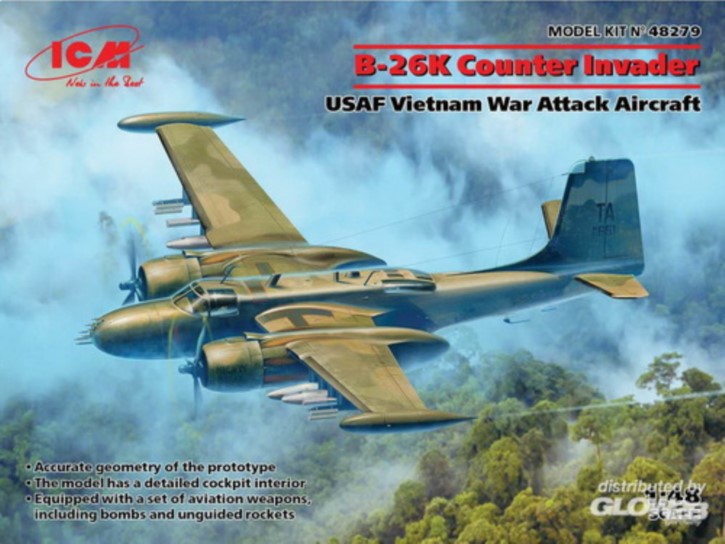 B-26K Counter Invader, USAF Vietnam War Attack Aircraft