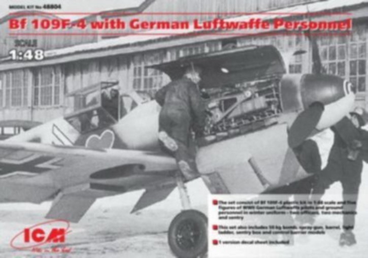 Bf109 F-4 mit Personal