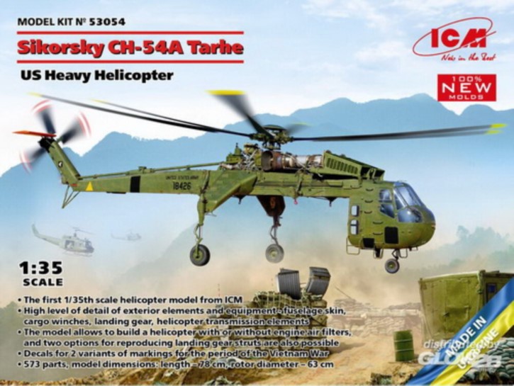 Sikorsky CH-54A Tarhe, komplett neues Modell