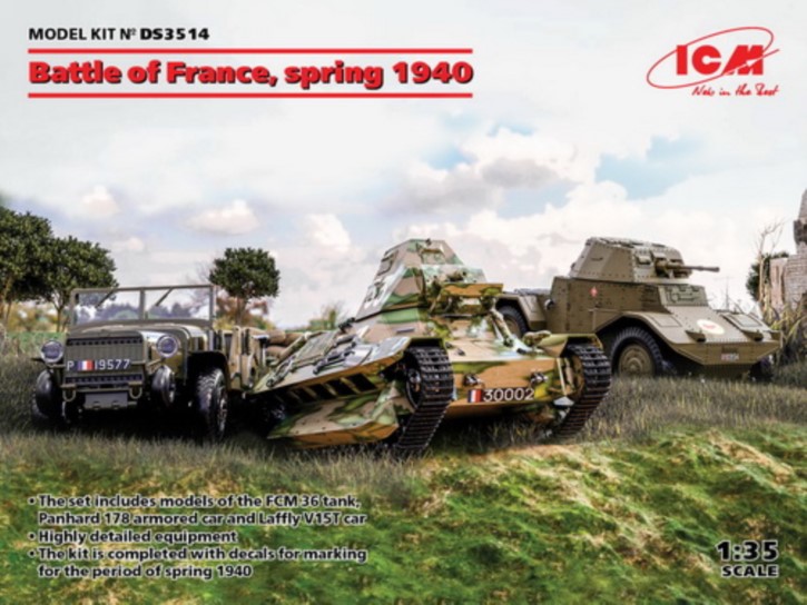 Battle of France, spring 1940 (Panhard 178 AMD-35,