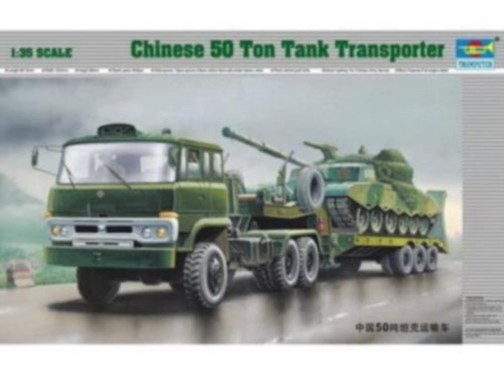 Chinesischer 50 ton. Tank Panzertransporter