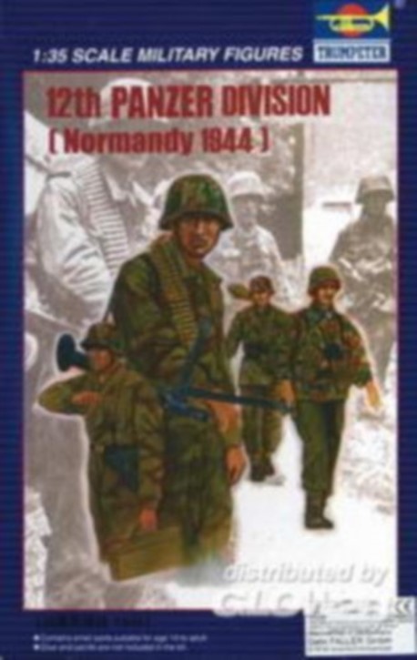 12th Panzer Division (Normandy 1944) 4 Fig+, neu 