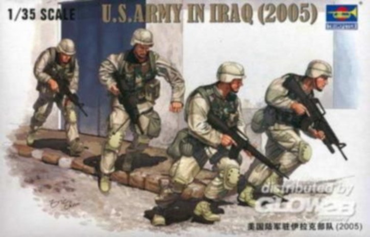 US Army in Iraq 2005 4 Figuren + Zubehör