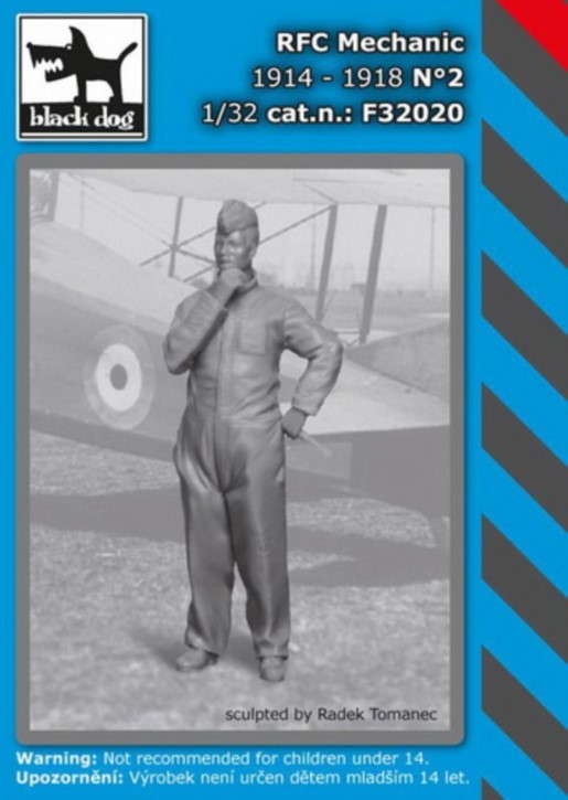 RAF Mechanic personal 1914-1918  Nr. 2, Resin-Figu