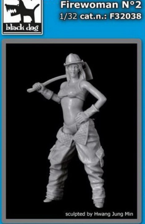 Firewoman No.2, Resin-Figur