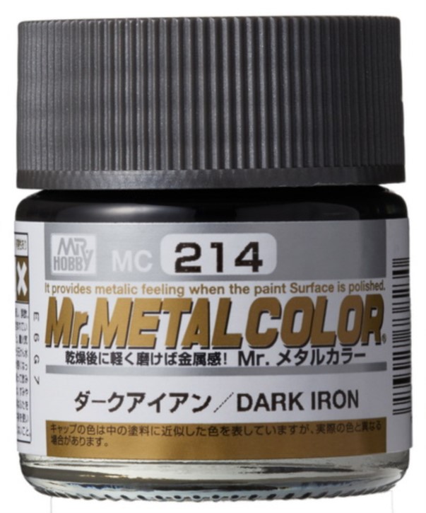 H214-Dunkles Eisen, Mr.MetalColor, 10 ml