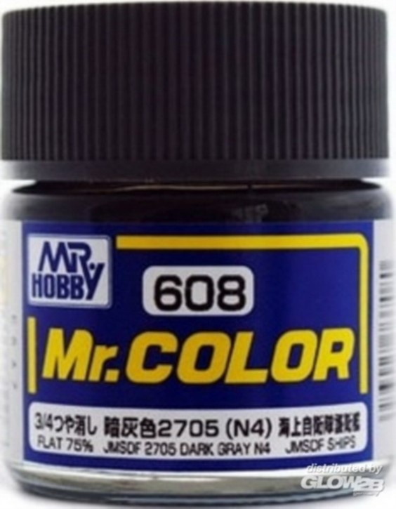 C608 JSMDF 2705 Dark Gray N4, Mr. Color, 10 ml