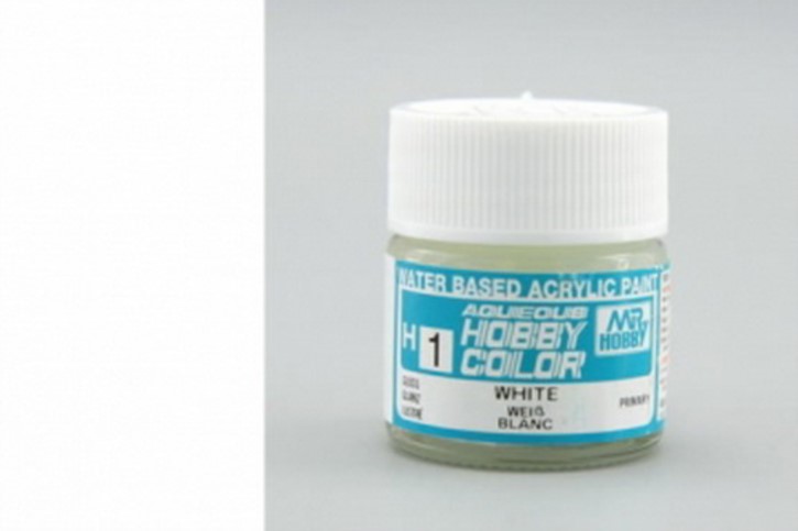 H01-weiss, glänzend, Acryl, 10 ml