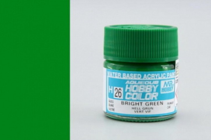 H26-hellgrün, glänzend, Acryl, 10 ml