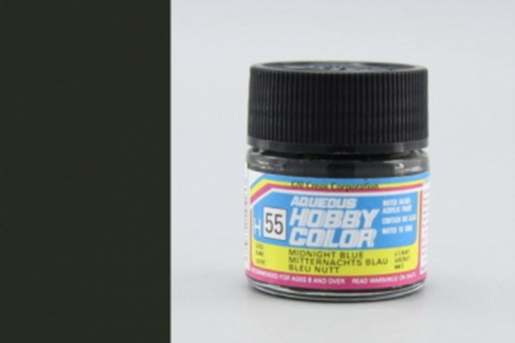 H55-mitternachtsblau, seidenmatt, Acryl, 10 ml
