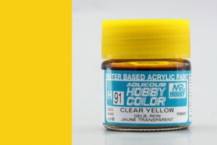 H91-gelb, transparent, Acryl, 10 ml