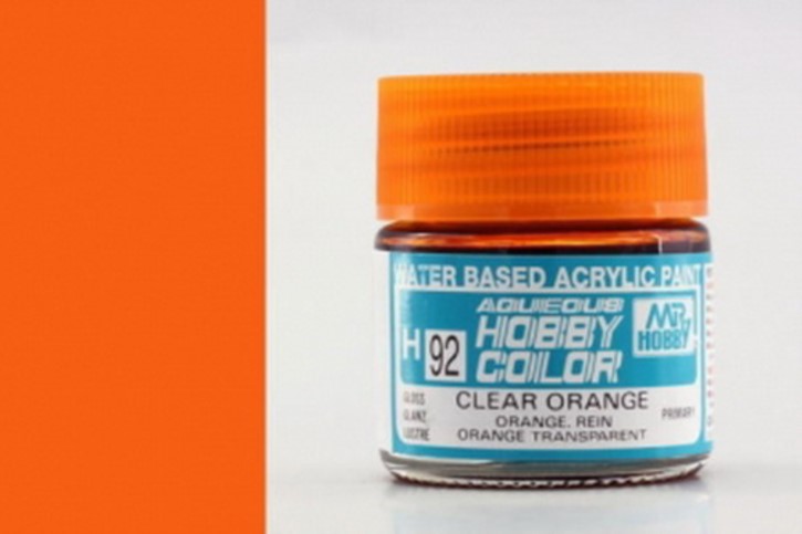 H92-orange, transparent, Acryl, 10 ml