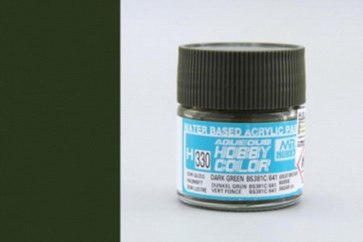 H330-BS381C/641-darkgreen, seidenm, Acryl, 10 ml