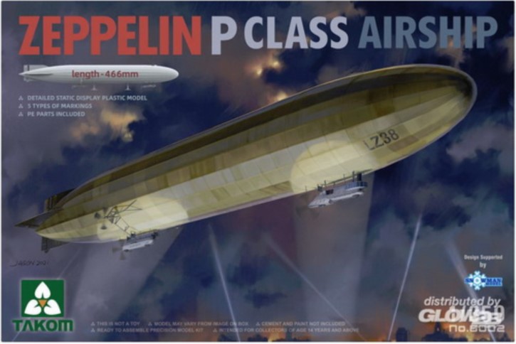 Zeppelin P Class Luftschiff, erscheint ca. 10/21