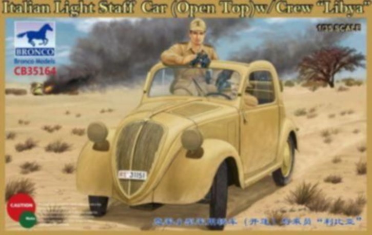 ital. light Staff Car (Open Top) +Crew `Libya`
