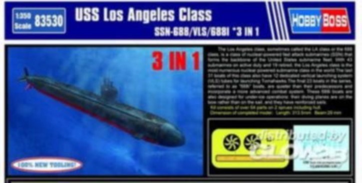 USS Los Angeles Class SSN-668