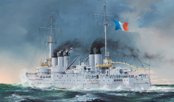 French Navy Pre-Dreadnought Battleship Condorcret, Neuheit 08/17