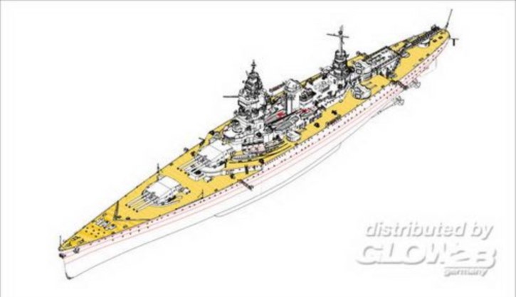 French Navy Dunkerque Battleship, Neuheit 12/16