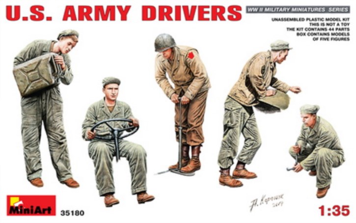 U.S. Army Drivers, 5 Figuren