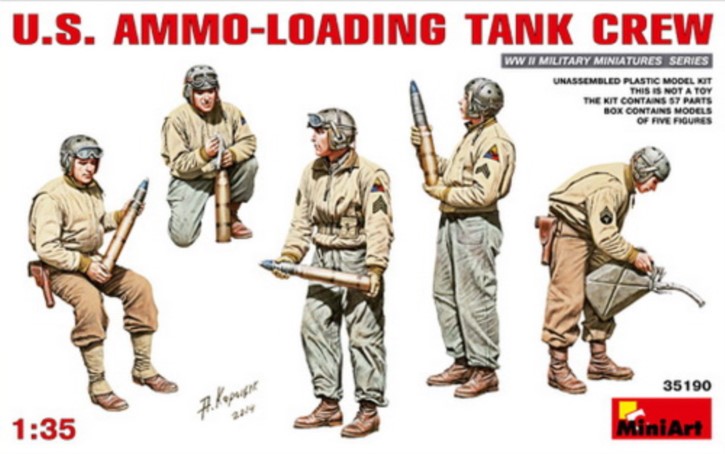 U.S. Ammo-Loading Tank Crew