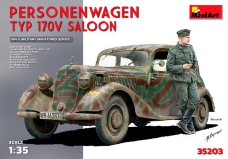 Pkw Typ 170V Saloon, special edition, Neuheit 10/16