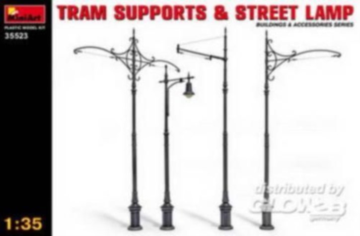 Tram Support & Street lamps