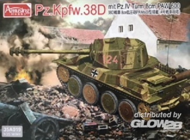 PzKpfw.38D mit Pr.IV Turm 8cm PAW 600