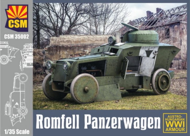 Austro-Hungarian `Romfell` Panzerwagen WWI