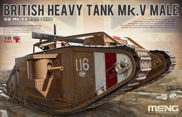 brit. heavy tank Mk.V Male