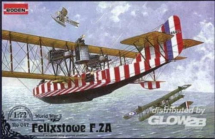 Felixstowe F.2A, mit oberem MG-Stand