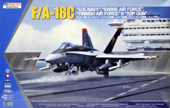 F/A-18C US Navy, Swiss- Finnish Airforce & Topgun