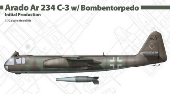 Arado 234 C-3 w/ Bombentorpedo initial Production