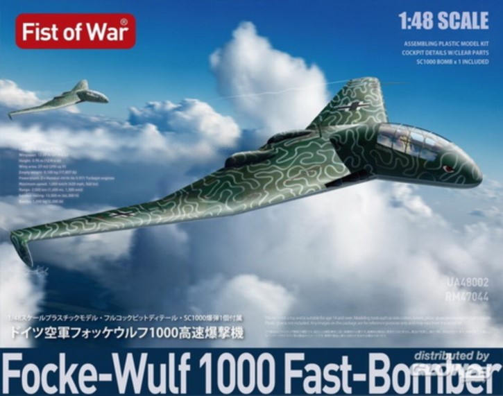 Luftwaffe secret Project Focke-Wulf 0310239-10 Fast Bomber