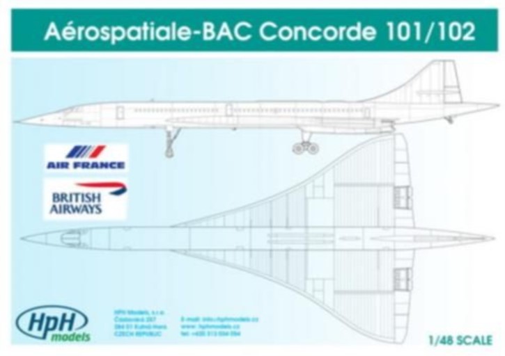 Concorde 101/102, GFK-Resin-Modell